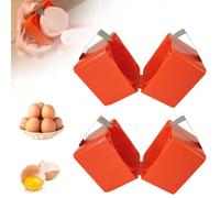 Egg Shell Opener, 2025 Egg Cracker Tool, Boiled Egg Peeler, Eggs Shell Opener for Raw and Hard Boiled Eggs, Effortless Eggshell Cutter Kitchen Gadgets (2)