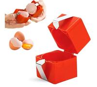 Egg Shell Opener, 2025 New Egg Cracker for Raw Eggs, Hard Boiled Egg Peeler Egg Cube Egg Separator Handheld Tool, Stainless Steel Eggshell Breaker Egg Shell Cutter Kitchen Gadgets (1Pc)