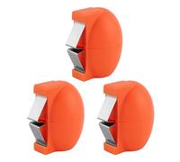 Egg Shell Opener, 2026 Upgrade Egg Cracker Tool for Raw Eggs Cutter, Handheld Eggs Breaker and Separator for Cooking Camping Kitchen Gadgets (Orange, 3 Pcs)