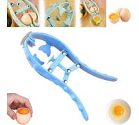 Egg Shell Opener,Egg Cracker Tool for Raw Eggs,Multifunctional 2 in 1 Egg Opener Clip,Handheld Eggs Breaker Egg Peeler Tool,Egg Cutter Egg Cracker & Separator for Cooking Camping Kitchen Gadgets
