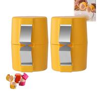 Egg Shell Opener, Eggshell Cutter for Raw Eggs, Handheld Egg Cracker Tool, Multifunctional Eggs Breaker and Separator for Cooking Kitchen Gadgets Egg Cracker Kitchen Tools (2, Yellow)