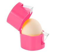 Egg Shell Opener - Innovative Oval Groove Structure, Button Press Mechanism Egg Cracker, Stainless Steel Separator Cracker | Eggs Opener Tool for Quick Baking and Breakfast Prep