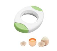 Egg Shell Opener, New Practical Egg Topper Cutter, for Soft Shell Or Hard Boiled Egg, Kitchen Gadget Shell Breaker, Quickly Cutting Off The Tops of Cooked Eggs (Green)