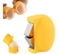 Egg Shell Opener,Stainless Steel Egg Cracker Tool for Raw Eggs, Hard Boiled Egg Peeler Egg Cube Egg Separator Handheld Eggshell Breaker Egg Shell Cutter Egg Topper for Home,Camping,Kitchen Gadgets (A)