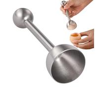 Egg Shell Opener, Stainless Steel Egg Cracker Topper, Eggshell Cutter, Egg Cracker Open Too, Egg Topper for Boiled Eggs, Egg Cracker Opener Shell Separator Remover for Hard Soft Boiled Eggs