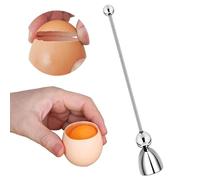 Egg Shell Remover, Egg Opener, Stainless Steel Egg Cracker Topper, Eggshell Cutter, Stainless Steel Kitchen Tool, for Soft-Boiled Eggs and Egg Crackers, Boiled Egg Cutter
