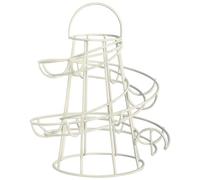 Egg Skelter Spiral Storage Rack Kitchen Spiraling Dispenser Holder for Countertop
