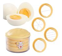 Egg Slicer - 4 in 1 Vegetable Slicer - Heavy Duty Precise Slicing Device for Vegetables Fruits Meat Home