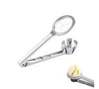 Egg Slicer, Aluminum Alloy Egg Cutter for Hard Boiled Eggs, Multi-Function Kitchen Tool for Strawberries Mushrooms, Heavy Duty Slicer with Non-Slip Handle