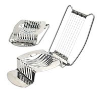 Egg Slicer - Egg Cutter for Hard Boiled Eggs,Stainless Steel Slicer for Perfect Even Slices and Wedges, Easy to Use, Strong | Ideal for Salads, Breakfasts, and Meal Prep, Soft Fruit Cutter