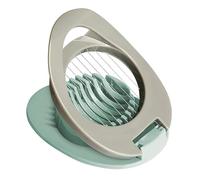 Egg Slicer for Boiled Eggs,Egg Slicer with Stainless Steel,Multifunctional Egg Cutter for Evenly Slicing Boiled Eggs Ham Kiwi Banana and Strawberry(Green)