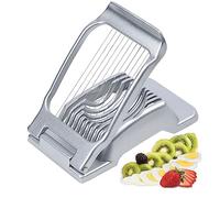 Egg Slicer for Hard Boiled Eggs Heavy Duty Aluminium Egg Cutter with Stainless Steel Wire
