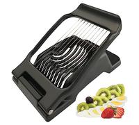 Egg Slicer for Hard Boiled Eggs Heavy Duty, Egg Cutter for Soft Fruit Food Mushroom Black