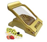 Egg Slicer for Hard Boiled Eggs Heavy Duty, Egg Cutter for Soft Fruit Food Mushroom Gold