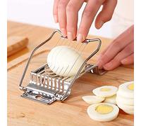 Egg Slicer, Stainless Steel Egg Slicer Cutter, Multipurpose Slicer for Egg Ham Strawberry Banana Soft Fruit