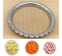 Egg Slicer, Stainless Steel Eggs Cutter, Mushroom Cutter Tomato Sectioner Potato Press Machine Splitter Multi Purpose Slicer for Slicing Potatoes, Carrots, Mushrooms(Size:Diameter: 89 mm)