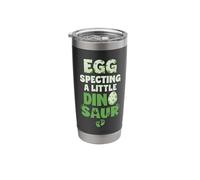 Egg Specting A Little Dinosaur Preganancy Annouement Stainless Steel Insulated Tumbler