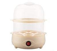 Egg Steamer with Safety Auto Power Off and Anti Dry Burning, 3 For layers for Cooking Eggs Quickly and Safely in the Morning (yellow-2)