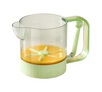 Egg Stir Cup | Semi-Automatic Manual Press Egg Beating Whisk Cup | Kitchen Food Mixer Container For Baking Restaurant Home Gathering Dining Room Cafe