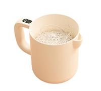 Egg Stirrer | 2 in 1 Mixing Cup and Strainer,1L Rice Washing Bowl, Automatic Stirrer, Baking Tool for Liquid Milk Filtering Mixing Whisking Beating Stirring