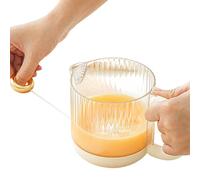 Egg Stirring Cup | Ergonomic Handle Kitchenware for Baking,Kitchen Mixing Cup For Baking - For Cake Batter, Juices, Cream, Cocoa Powder And Salad Dressings