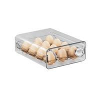 Egg Storage Bin for Refrigerator - Stackable Egg Storage Compartment, Refrigerator Egg Storage Box | Fridge Organization with Time Scale Transparent Food Container for Cabinet, Cabinet, Countertop