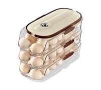 Egg Storage Box, Rollable Egg Container, Stackable Egg Dispenser, Egg Storage Box, Automatic Rolling Egg Dispenser, Egg Storage Box, Side Door, Rolling Storage Organiser
