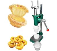 Egg Tart Shell Making Machine, Manual Custard Tart Molding Tool, Hand Press Egg Tart Skin Tool for Baking Tarts, Pie and Waffle Shells