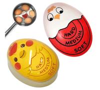 Egg Timer 2 Pack - Color Changing Boil Egg Timer - Accurate and Easy-to-Use Egg Boiler Timers - Perfect for Soft, Medium, and Hard Boiled Eggs - Heat Sensitive for Perfect Results Every Time