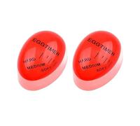 Egg Timer,2 PCS Eggtimer for Boiling Eggs Colour Changing Egg Timer Reusable Safe Boiled Eggs Cooking Tool Egg Cups for Home Breakfast Cooking
