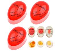 Egg Timer,3 PCS Colour Changing Egg Timer Heat Sensitive Visual Kitchen Timers for Boiling Eggs Reusable Easy to Use Cooking Gadget for Kids and Home Use Generic Eggs Timers