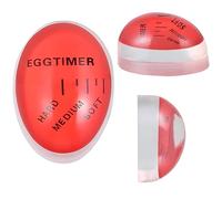 Egg Timer - Color Changing Indicator - Soft, Medium and Hard Boiled Eggs - Safe Durable Kitchen Tool - Gift and Home Use Multicolor Magic Egg Shaped.