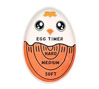 Egg Timer for Boiling Eggs Color Changing Cooking Egg Timer Changes Color When Done Soft Hard Boiled Egg Changing Egg Timer Thermometer Mini Indicator Timer Kitchen Gadgets Orange