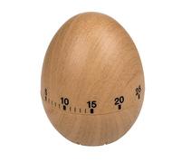 Egg timer in wood look, kitchen timer, kitchen timer