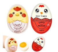 Egg Timers for Boiling Eggs Colour Changing Boiling Egg Timer, 2PCS Reusable Egg Boiler Timer for Soft to Hard Eggs Cooking Kitchen Use Supplies