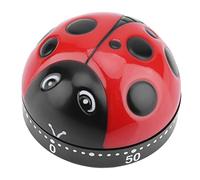 Egg Timers for Boiling Eggs Ladybug Kitchen Timer, Mechanical Wind up 60 Minutes Time Reminder Cooking