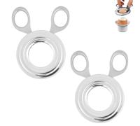 Egg Topper 2pcs, Stainless Steel Egg Topper Egg Cracker Topper Egg Opener Eggshell Cutter Egg Shell Scissors for Hard Boiled Egg