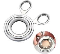 Egg Topper Cutter Boiled Egg Cutter Cracker with Stainless Steel Cutter Multifunctional Egg Shell Scissors Slicer Egg Clipper (1PCS)