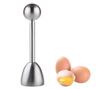 Egg Topper Egg Cracker Stainless Steel Egg Slicer Eggshell Cutter Egg Cracker Opener Multiuse Egg Cutter Remover Egg Shell Cutter Kitchen Tool for Hard Soft Boiled Eggs