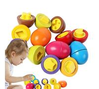 Egg Toy, Egg Toy,DATING PLAY ENGS SET of 8 | Early Learning Matching Color Shape Recognition Sorter Puzzle for Easter Travel Game for Everyone
