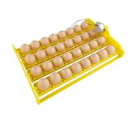 Egg Turner Rack - Automatic Egg Holder Tray for 32 Eggs, Universal Incubator Accessories | Fits Most Poultry Incubators for Chicken, Duck, Quail and Goose Eggs, Durable,