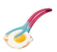 Egg Turner Spatula | 2 in 1 Egg Turner Tongs, Kitchen Utensil with Ergonomic Handle for Meat, Barbecue, Pancakes, Fish, Toast, Breakfast and Torti
