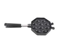 Egg Waffle Pan Aluminum Alloy Anti Stick Bubble Waffle Maker Stovetop Egg Waffle Cooker for Home Kitchen Commercial Use Lightweight Portable Nonstick Pancake Griddle