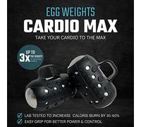 Egg Weights 3.0 Set (1.5 Each Egg) Hand Dumbbell Sets for Men and Women, Handheld Free Weights for Kickboxing, Shadow Boxing, Yoga, and More (3 pounds - 1.5 pounds Each) Next Generation Dumbbell