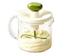 Egg Whisk Cup, Manual Hand Press Kitchen Mixer, Hand Press Mixing Cup, for Baking, Cooking, Cream, Milk Powder, Marinades, Cake Dough, Home and Home