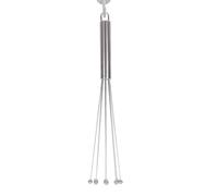 Egg Whisk - Manual Stops in Stainless Steel for Beating and Mixing | Laptop Whisk, Mixer for Dough, Cream, Sauces, Resistance Tool for Kitchen and