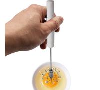 Egg Whisk, Practical Stainless Steel Whisk, Hand Whisk, Milk Frother, Mixer, Stirring Rod for Coffee, Milk, Baking, Kitchen, Stirring, Mixing, Beating