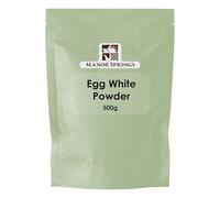 Egg White Powder 500g for Baking, Cooking, Use to Make Meringue, Royal Icing and Shakes, Protein Powder by Manor Springs