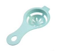 Egg White Yolk Separator for Baking Cooking Kitchen Tool Sieve Filter Essential Gadget Plastic Strainer Long Handle Dishwasher Safe 13cm Length 6cm Diameter(Green)