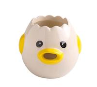 Egg White Yolk Separator Kitchen Egg Separator Yolk Separator Cute Egg Filter Egg Separator Creative Kitchen Tool Household (Yellow)